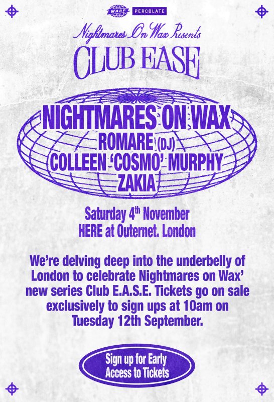Nightmares on Wax at HERE at Outernet on Sat 4th November 2023 Flyer