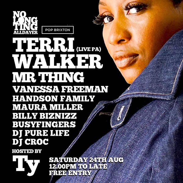 No Long Ting at Pop Brixton on Sat 24th August 2019 Flyer