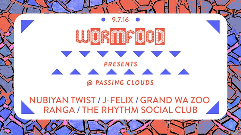 Nubiyan Twist at Passing Clouds on Sat 9th July 2016 Flyer
