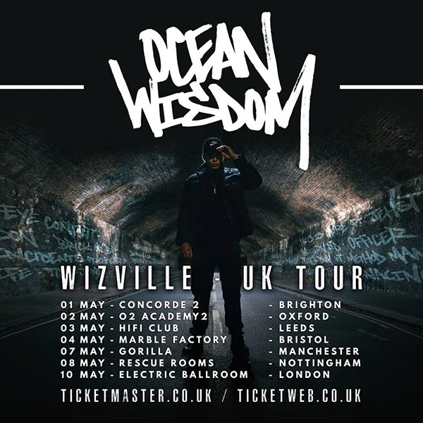Ocean Wisdom at Electric Ballroom on Thu 10th May 2018 Flyer