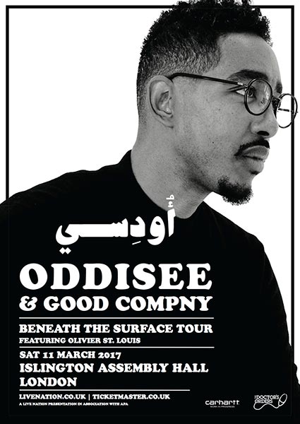 Oddisee & Good Company at Islington Assembly Hall on Sat 11th March 2017 Flyer