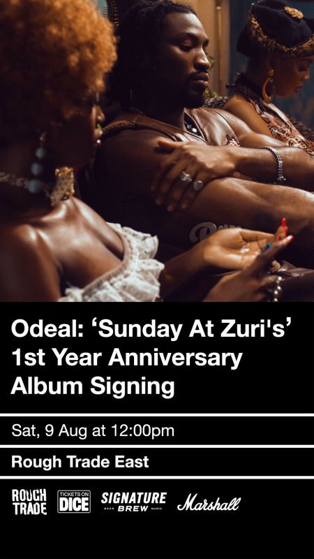 Odeal Album Signing at Rough Trade East on Sat 9th August 2025 Flyer
