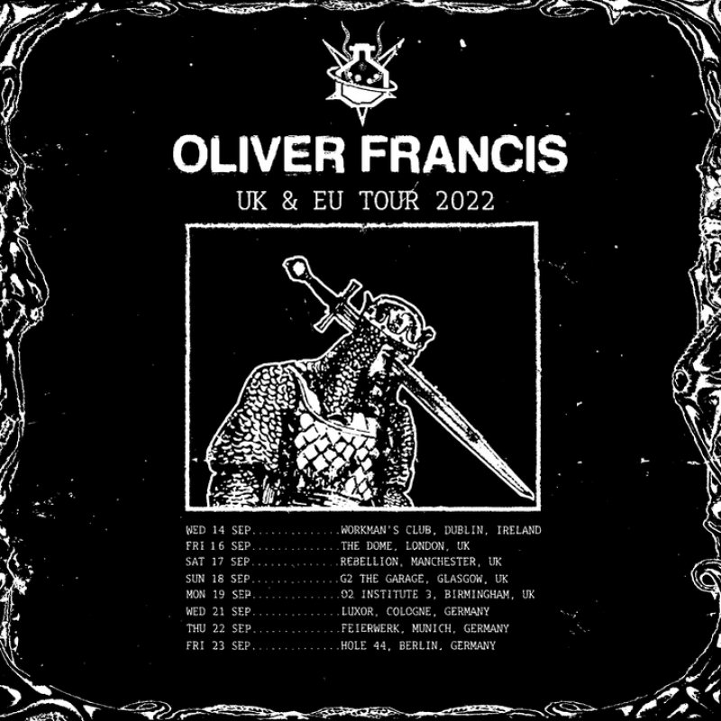 Oliver Francis at The Dome on Fri 16th September 2022 Flyer