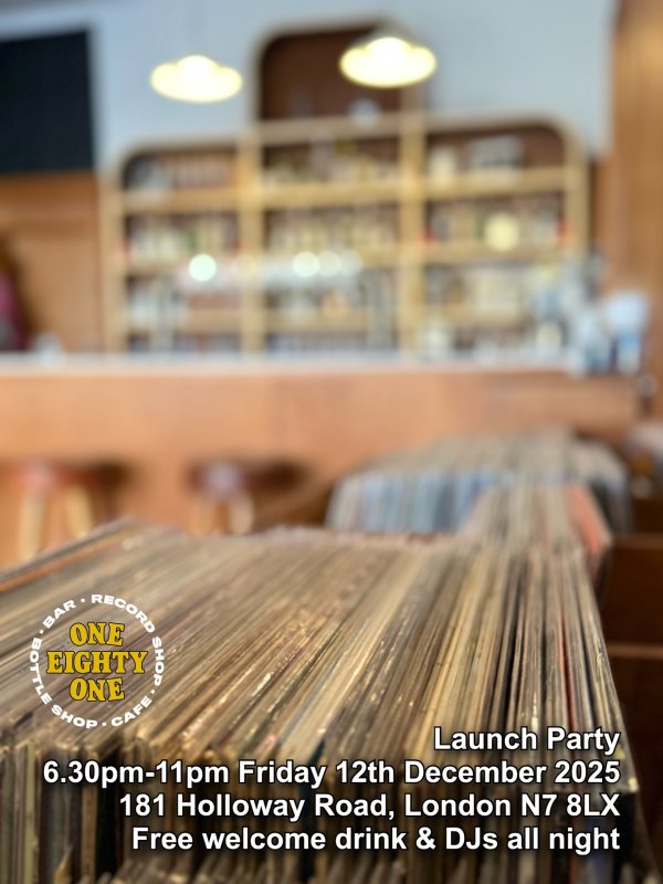 One Eighty One Launch Party at One Eighty One on Fri 12th December 2025 Flyer