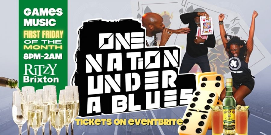 One Nation Under a Blues at The Ritzy on Fri 3rd June 2022 Flyer