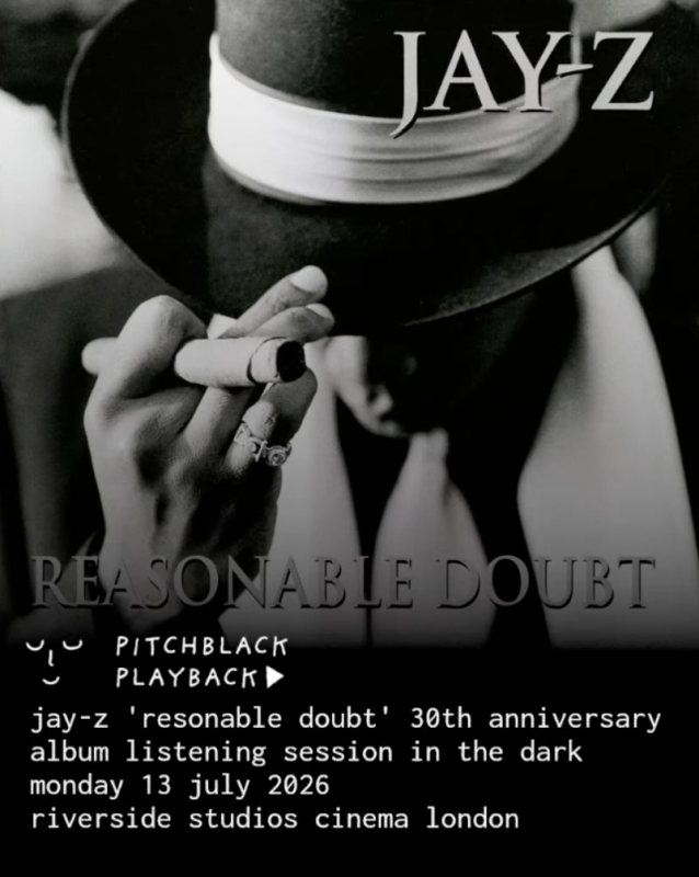 Pitchblack Playback at Riverside Studios on Mon 13th July 2026 Flyer