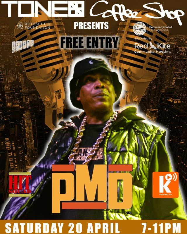 PMD at Tone Coffee Shop (High Wycombe) on Sat 20th April 2024 Flyer