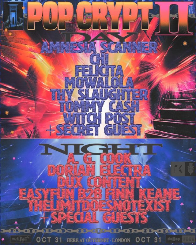 POP CRYPT II at HERE at Outernet on Thu 31st October 2024 Flyer