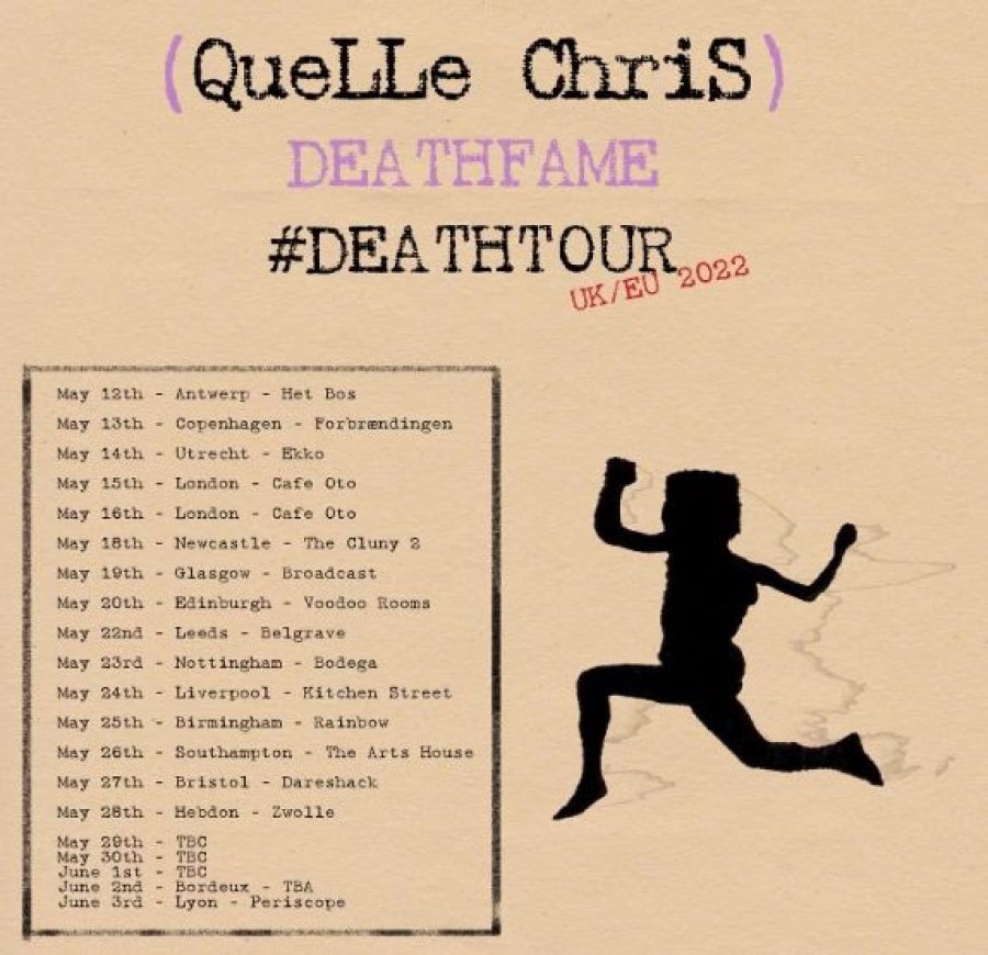 Quelle Chris at Cafe OTO on Sun 15th May 2022 Flyer