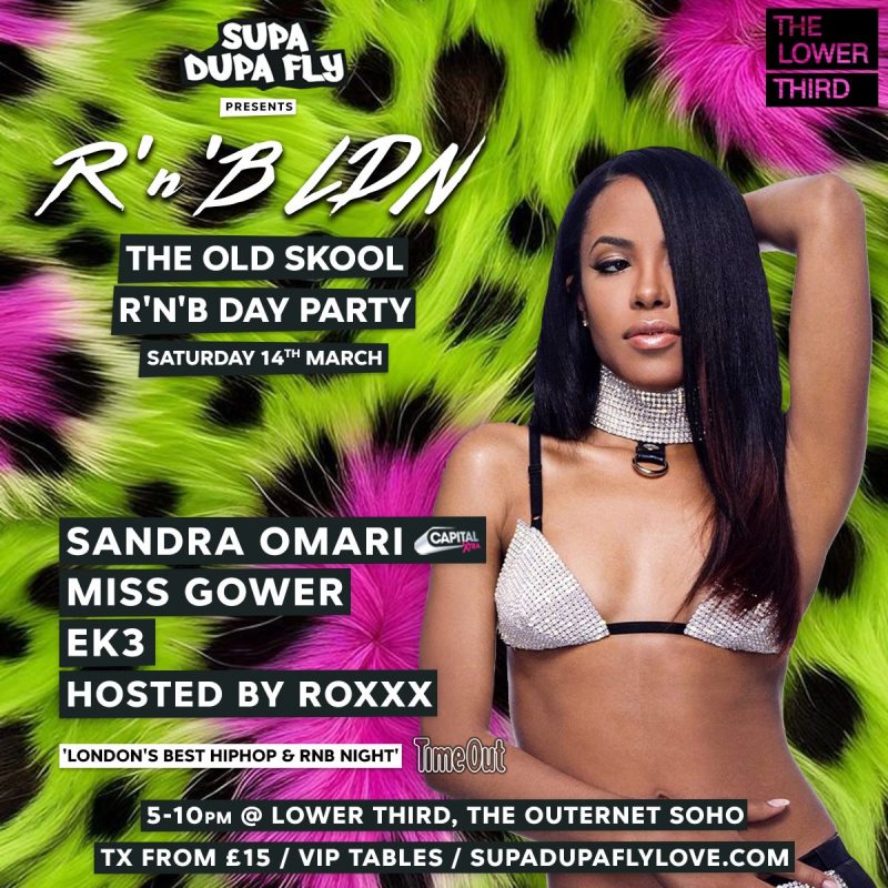 R'N'B LDN at The Lower Third on Sat 14th March 2026 Flyer