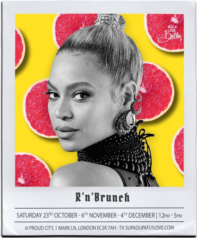 R'N'BRUNCH PARTY X BOTTOMLESS at Proud Cabaret on Sat 23rd October 2021 Flyer