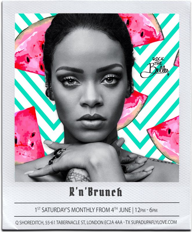 R'N'BRUNCH PARTY X BOTTOMLESS at Q Shoreditch on Sat 4th June 2022 Flyer