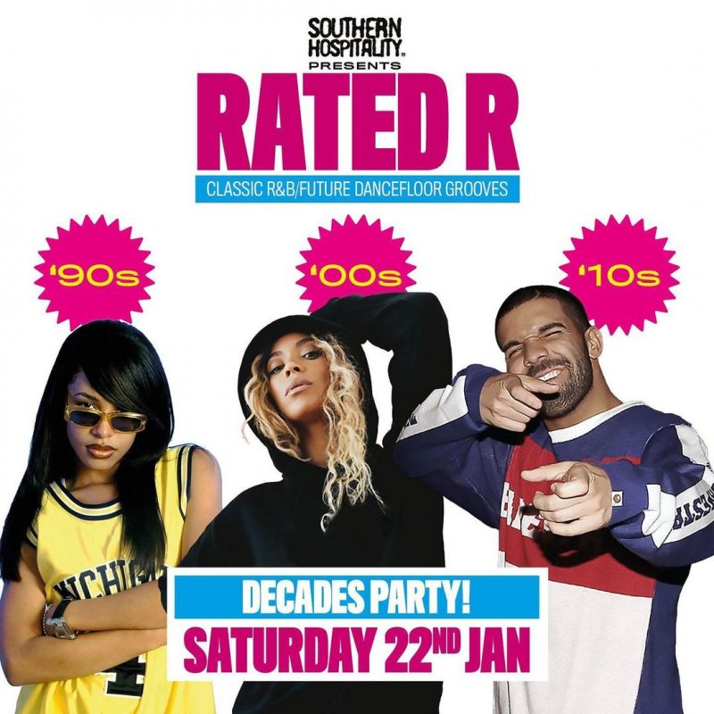 Rated R at Book Club on Sat 22nd January 2022 Flyer