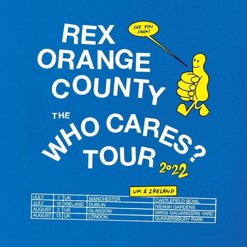 Rex Orange County at Gunnersbury Park on Sat 13th August 2022 Flyer