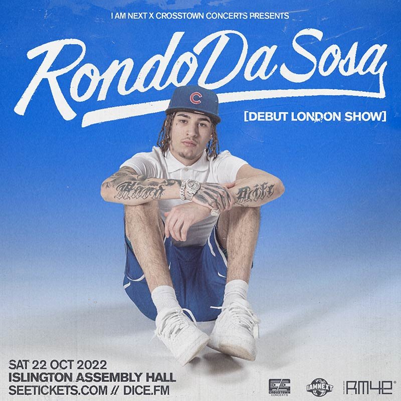 Rondodasosa at Islington Assembly Hall on Sat 22nd October 2022 Flyer