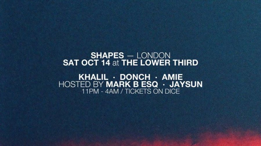 Shapes at The Lower Third on Sat 14th October 2023 Flyer