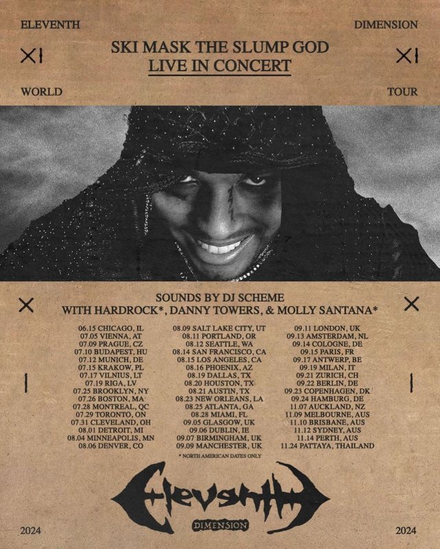 Ski Mask the Slump God at The Forum on Wed 11th September 2024 Flyer