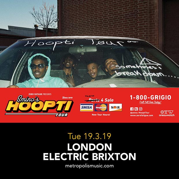 Smino at Electric Brixton on Tue 19th March 2019 Flyer