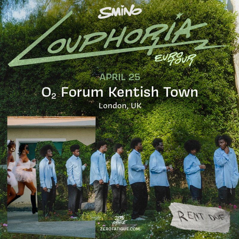 Smino at The Forum on Tue 25th April 2023 Flyer