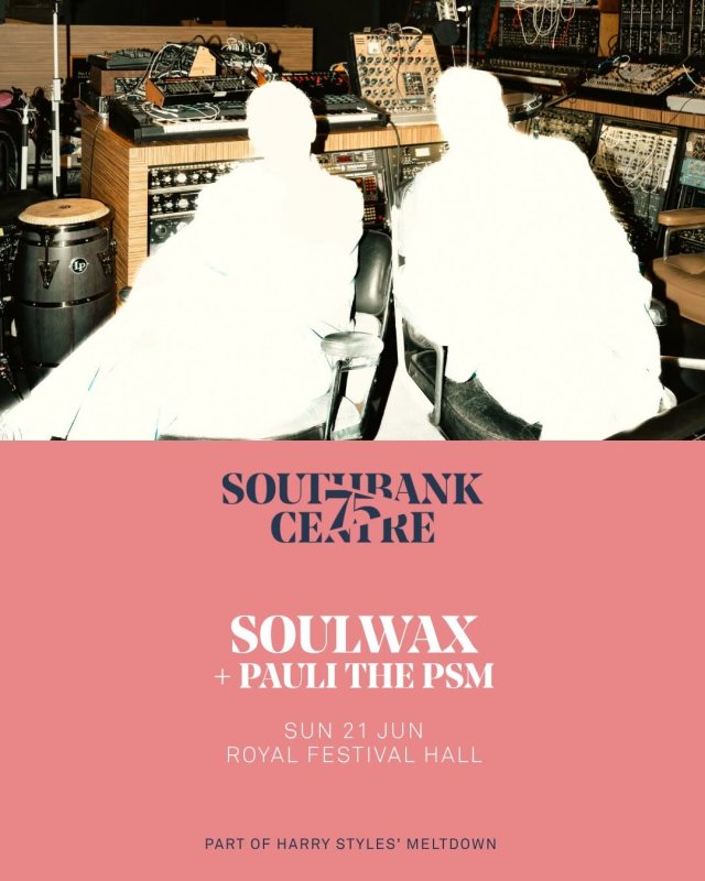 Soulwax at Royal Festival Hall on Sun 21st June 2026 Flyer