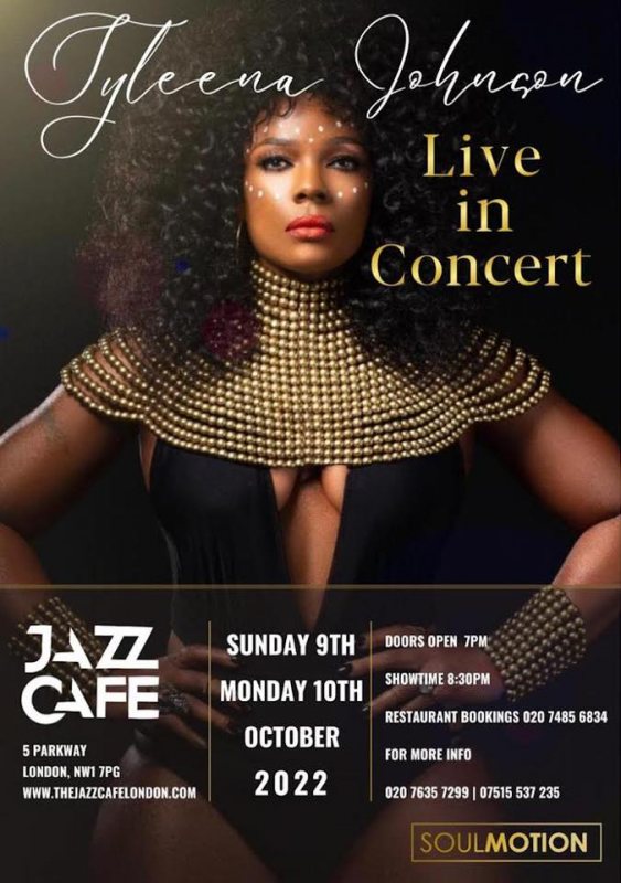 Syleena Johnson at Jazz Cafe on Mon 10th October 2022 Flyer