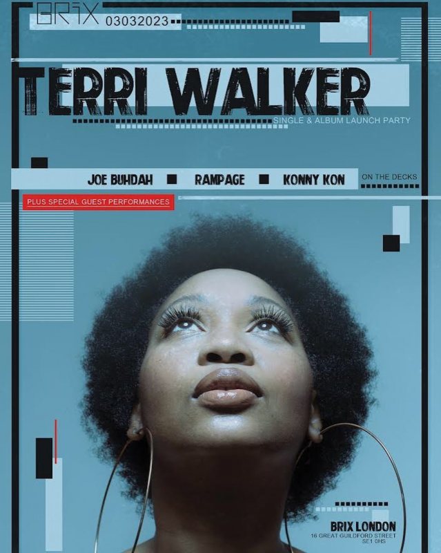 Terri Walker  at BRIX LDN on Fri 3rd March 2023 Flyer