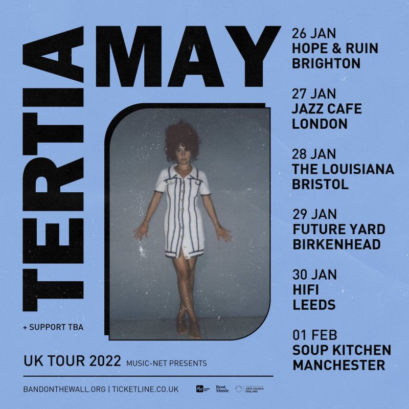 Tertia May at Jazz Cafe on Thu 27th January 2022 Flyer