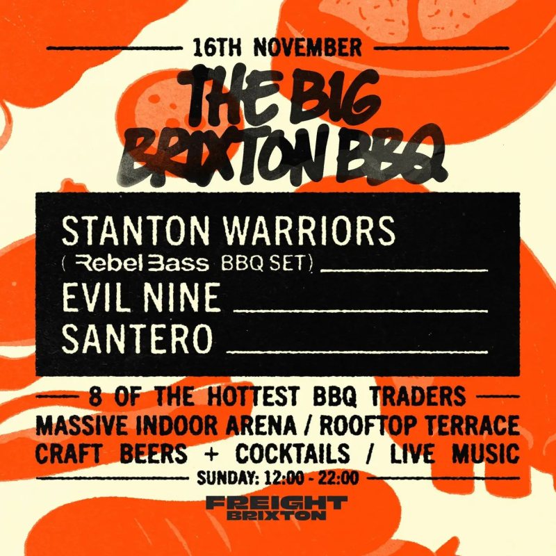 The Big Brixton BBQ at Freight Brixton on Sun 16th November 2025 Flyer