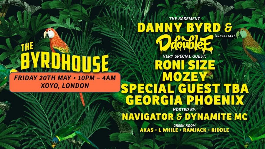 The Byrd House at XOYO on Fri 20th May 2022 Flyer
