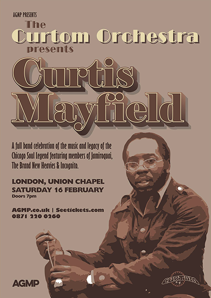 The Curtom Orchestra at Union Chapel on Sat 16th February 2019 Flyer