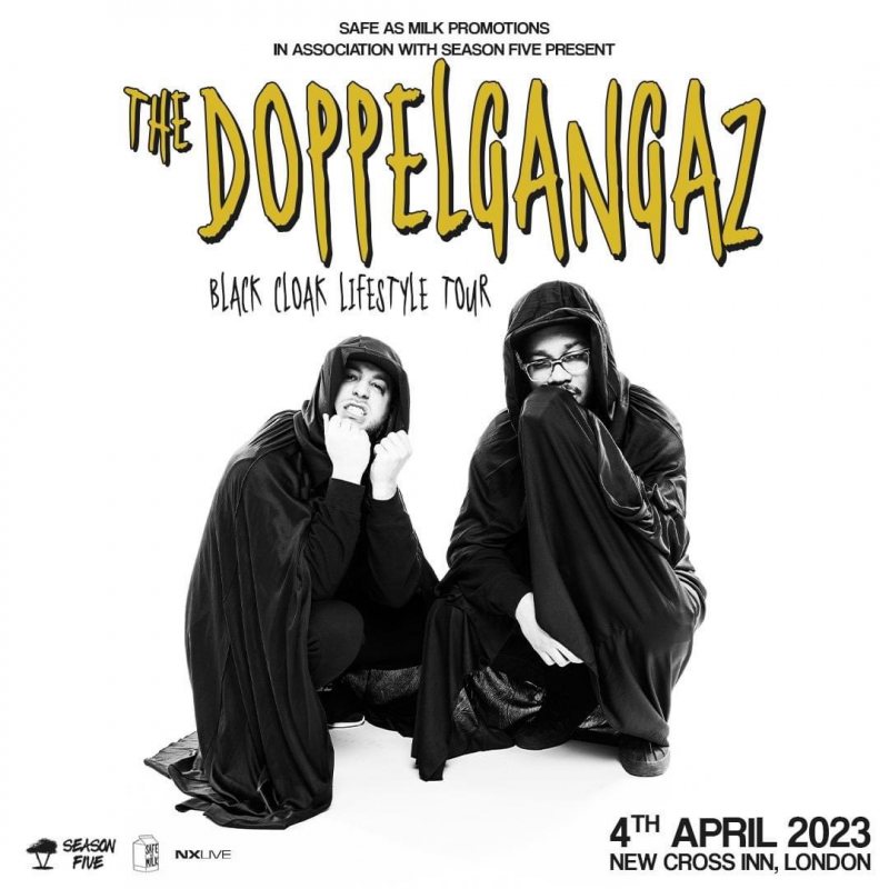 The Doppelgangaz at New Cross Inn on Tue 4th April 2023 Flyer