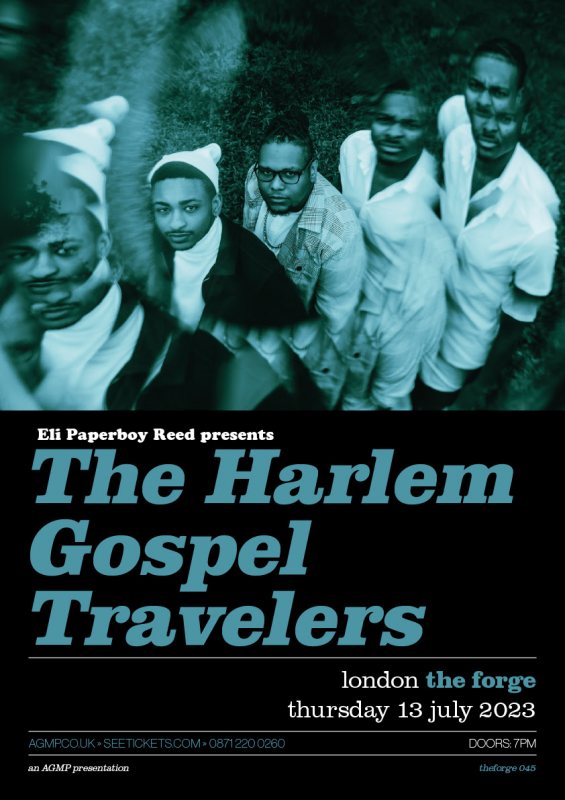 The Harlem Gospel Travelers at The Forge on Thu 13th July 2023 Flyer