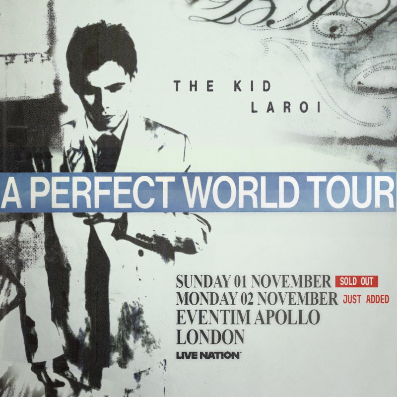 The Kid Laroi at Hammersmith Apollo on Mon 2nd November 2026 Flyer