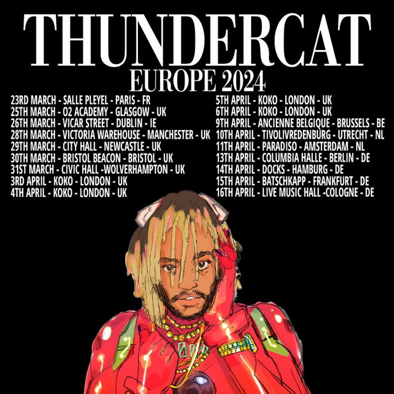 Thundercat at KOKO on Fri 5th April 2024 Flyer