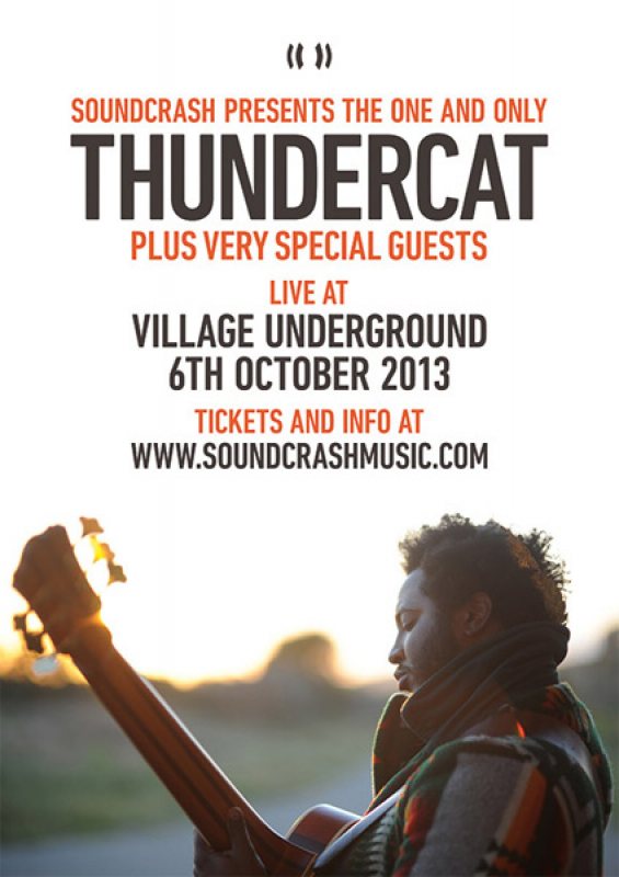 Thundercat at Village Underground on Sun 6th October 2013 Flyer