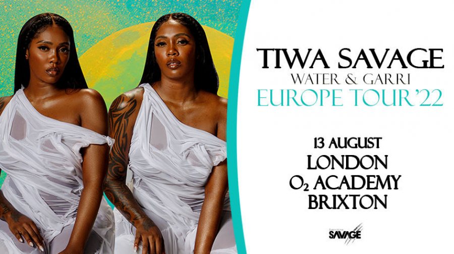Tiwa Savage at Brixton Academy on Sat 13th August 2022 Flyer