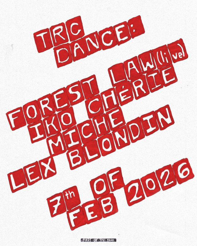 TRC Dance at Total Refreshment Centre on Sat 7th February 2026 Flyer