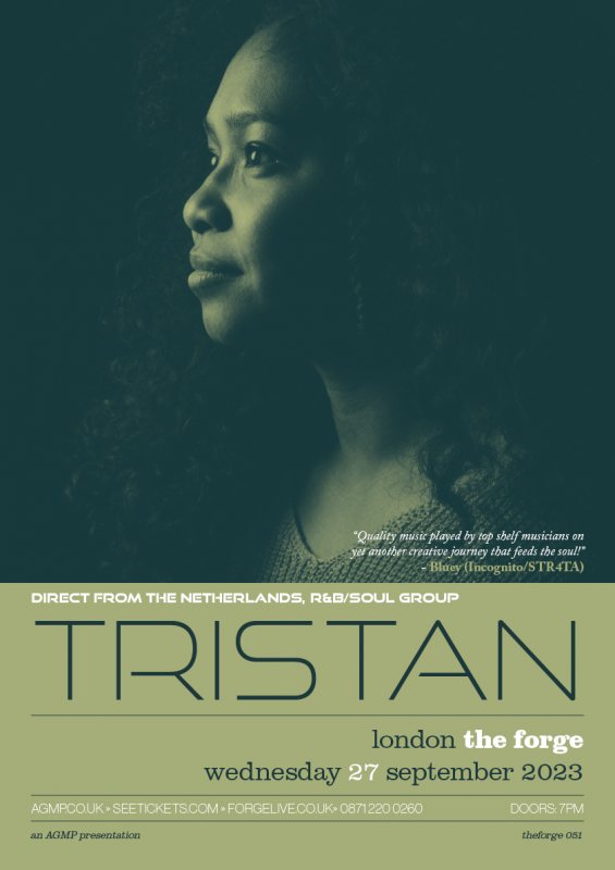 TRISTAN at The Forge on Wed 27th September 2023 Flyer