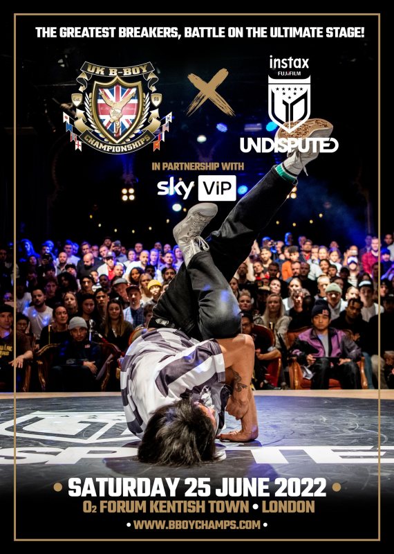 UK B-Boy Championships at The Forum on Sat 25th June 2022 Flyer