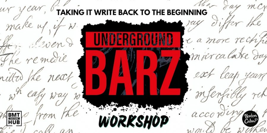 Underground Barz: Workshop at Hoxton Cabin on Wed 20th September 2023 Flyer