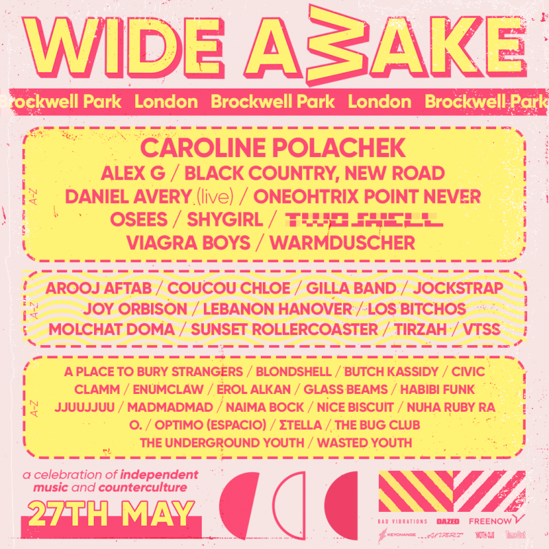 WIDE AWAKE FESTIVAL at Brockwell Park on Sat 27th May 2023 Flyer