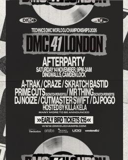 DMC 41 LONDON AFTERPARTY at Dingwalls on Saturday 14th November 2026