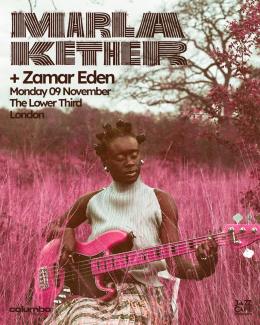 Marla Kether at The Lower Third on Monday 9th November 2026