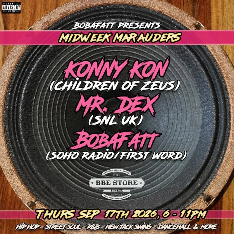 Midweek Marauders at The BBE Store on Thu 17th September 2026 Flyer