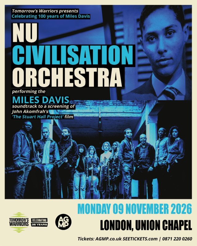 Nu Civilisation Orchestra at Union Chapel on Mon 9th November 2026 Flyer